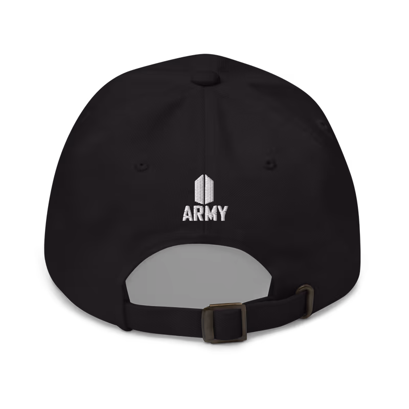 BTS World Tour 2026 Dad Hat, Black, view 2