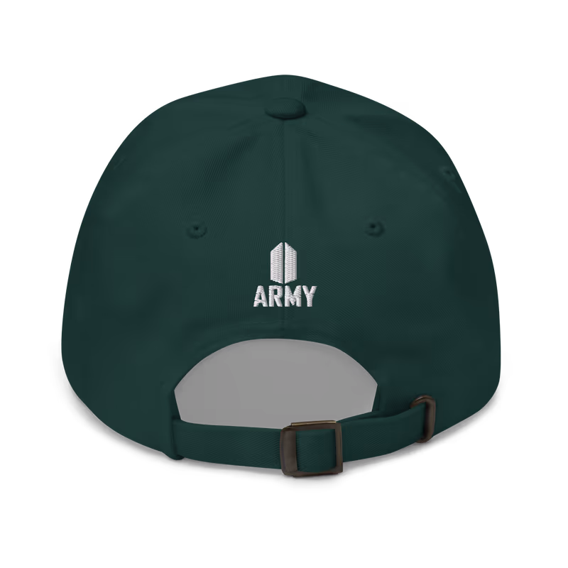 BTS World Tour 2026 Dad Hat, Black, view 4