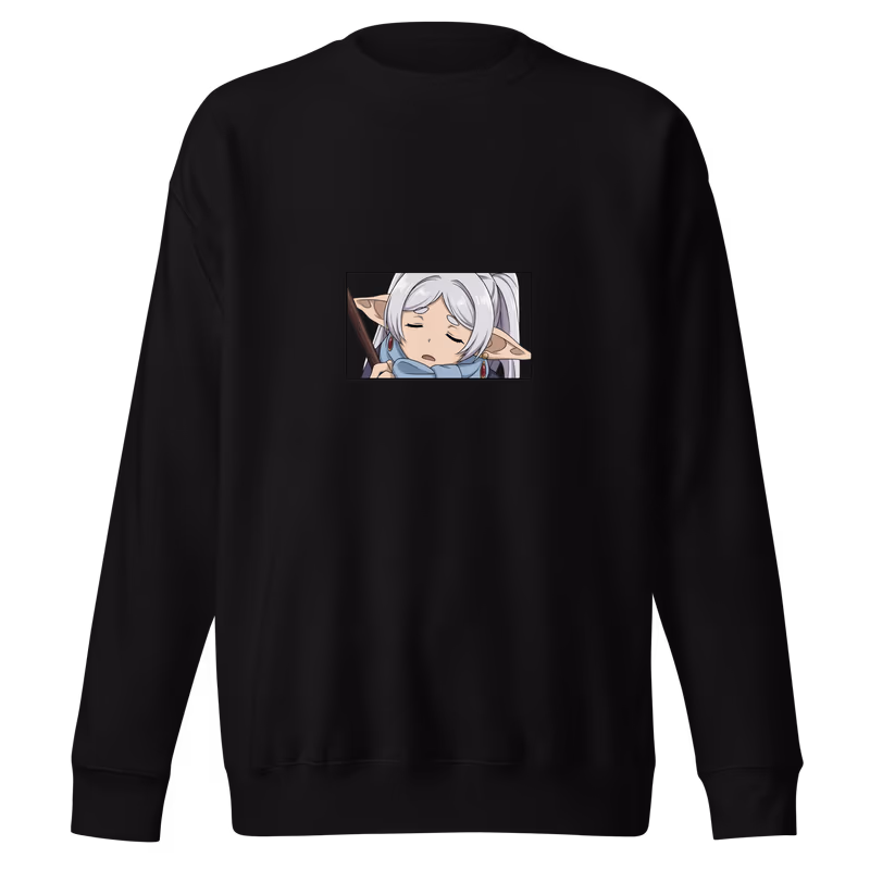 Frieren Face Panel Premium Sweatshirt