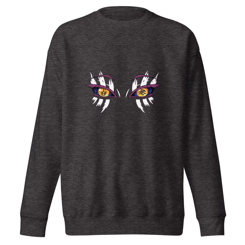 Akaza Demon Slayer Premium Sweatshirt, Black, view 4