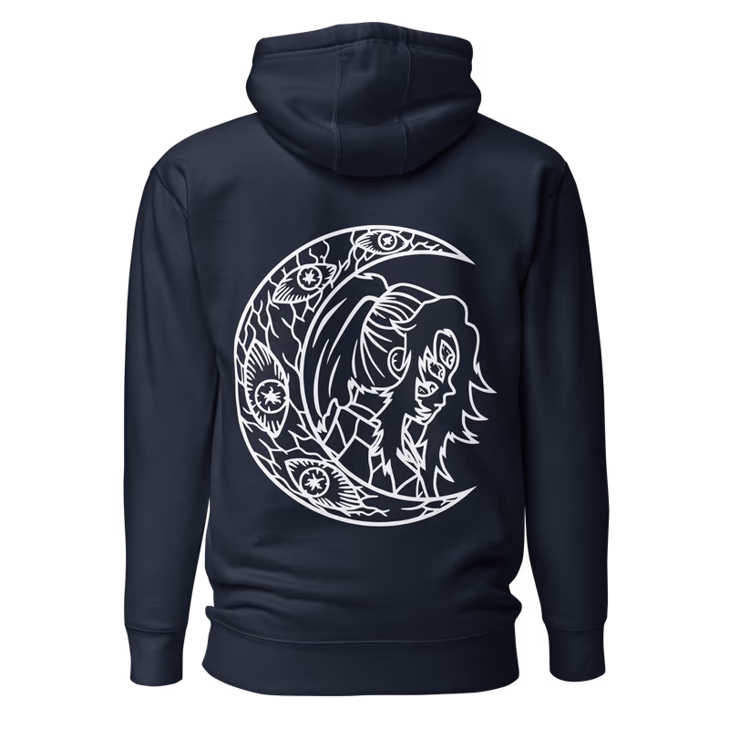 Kokushibo Upper Moon One Hoodie, Black, view 3