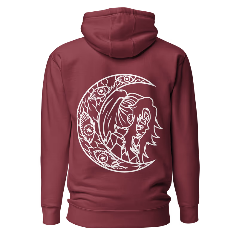 Kokushibo Upper Moon One Hoodie, Black, view 4