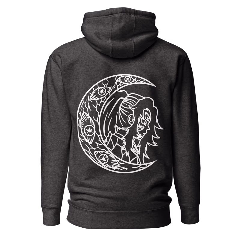 Kokushibo Upper Moon One Hoodie, Black, view 5