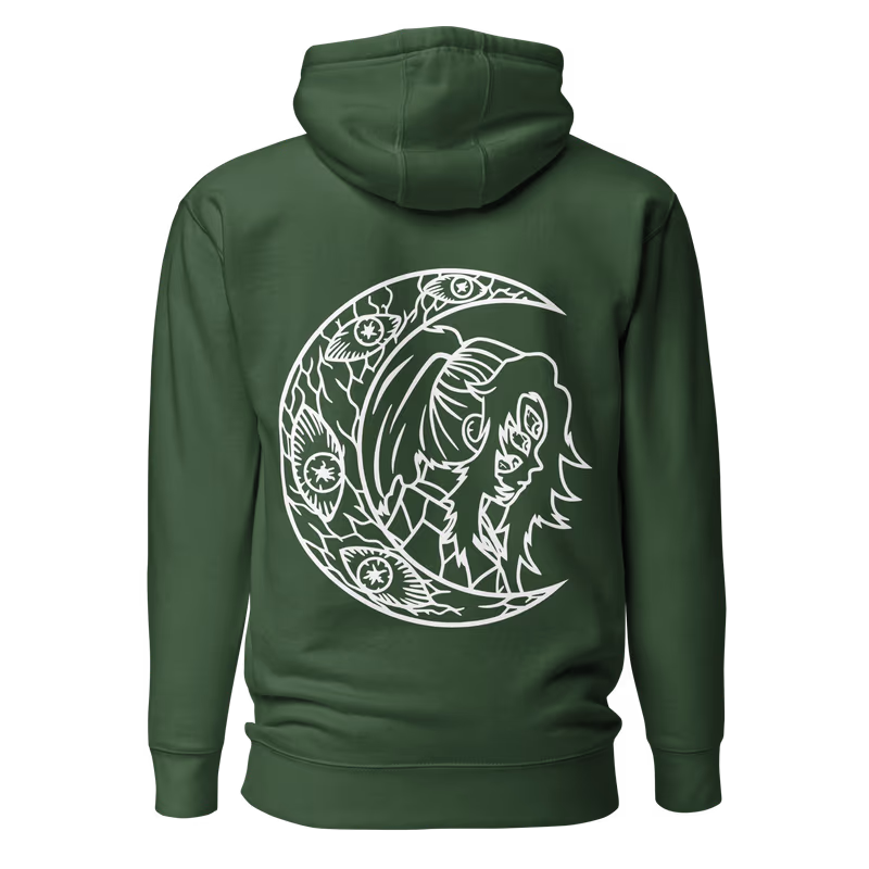 Kokushibo Upper Moon One Hoodie, Black, view 7