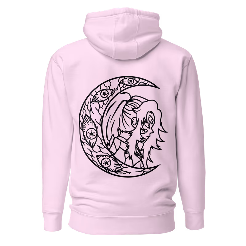 Kokushibo Upper Moon One Hoodie, Black, view 11