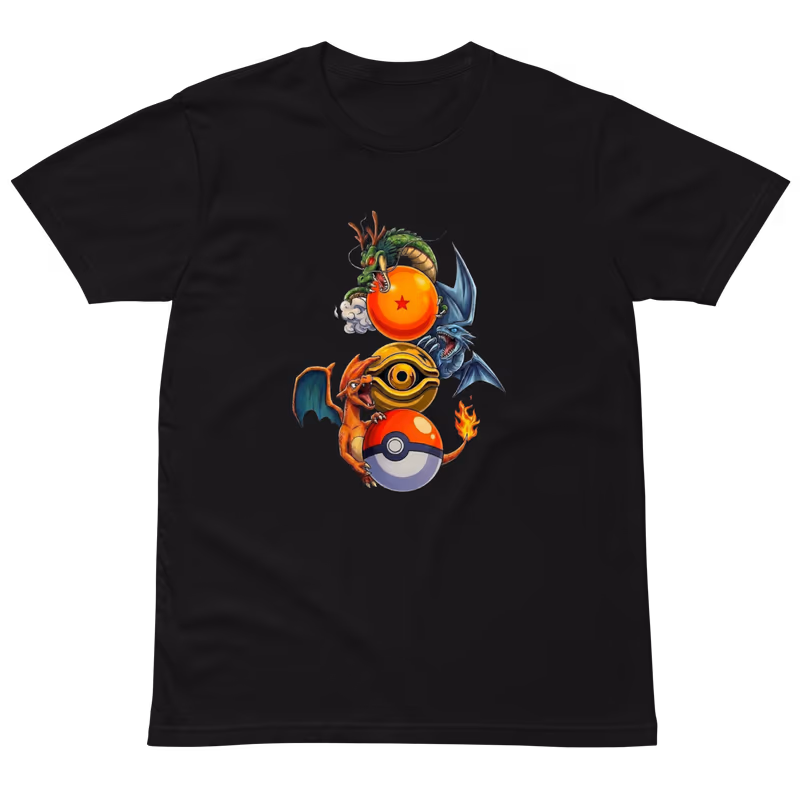 Legendary Dragons Trio Crossover T-Shirt