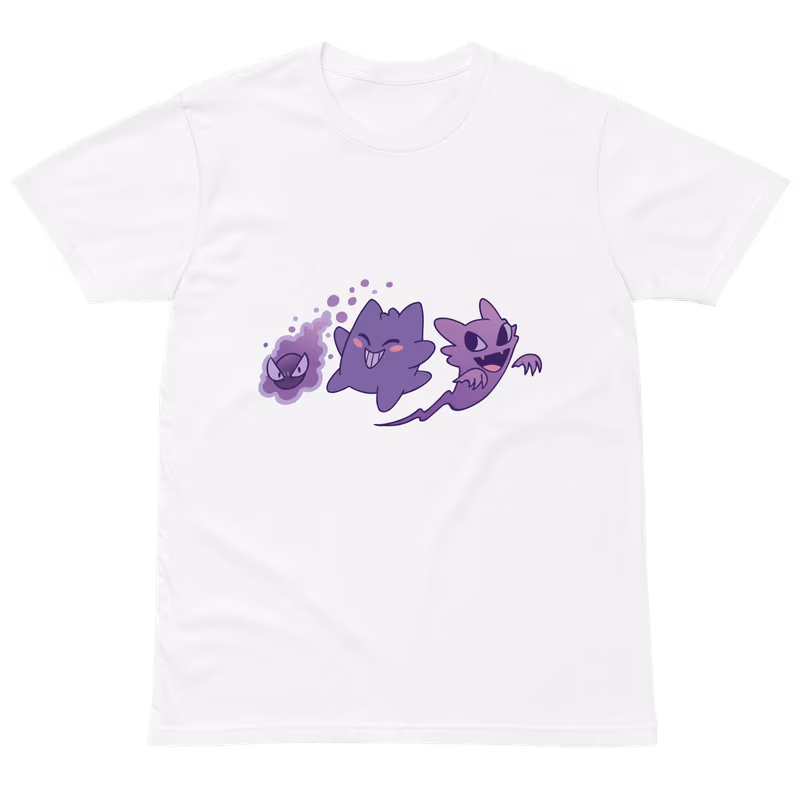 Pokemon Gengar Ghost Evolution T-Shirt