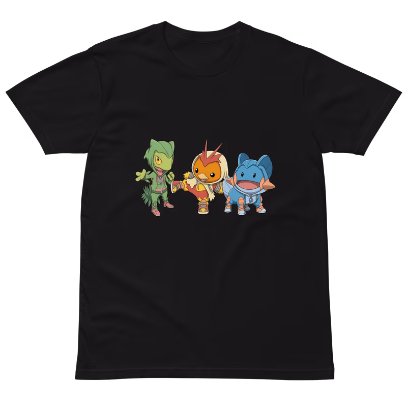 Pokemon Hoenn Starters Graphic T-Shirt
