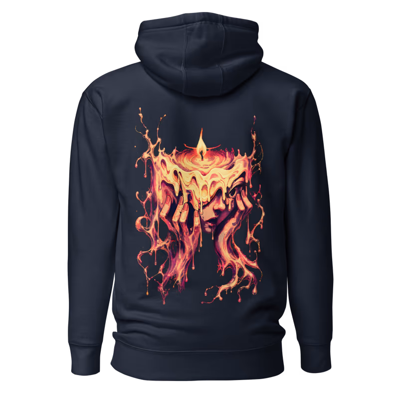 Wax Lady Hunter x Hunter Graphic Hoodie, Black, view 3
