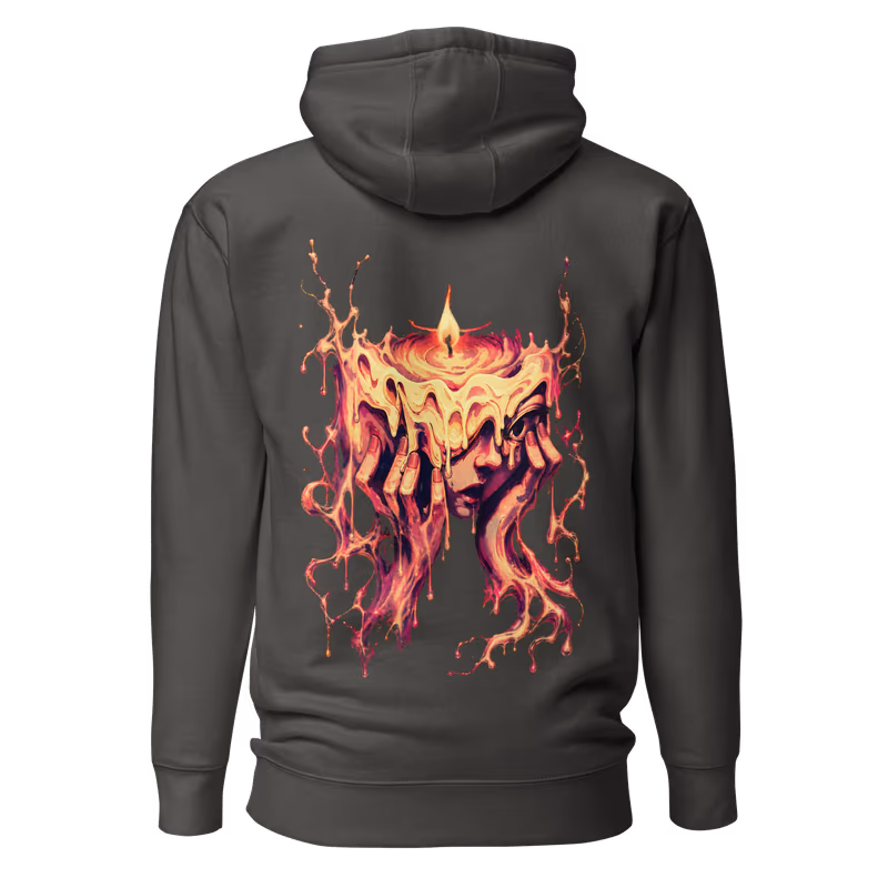 Wax Lady Hunter x Hunter Graphic Hoodie, Black, view 4