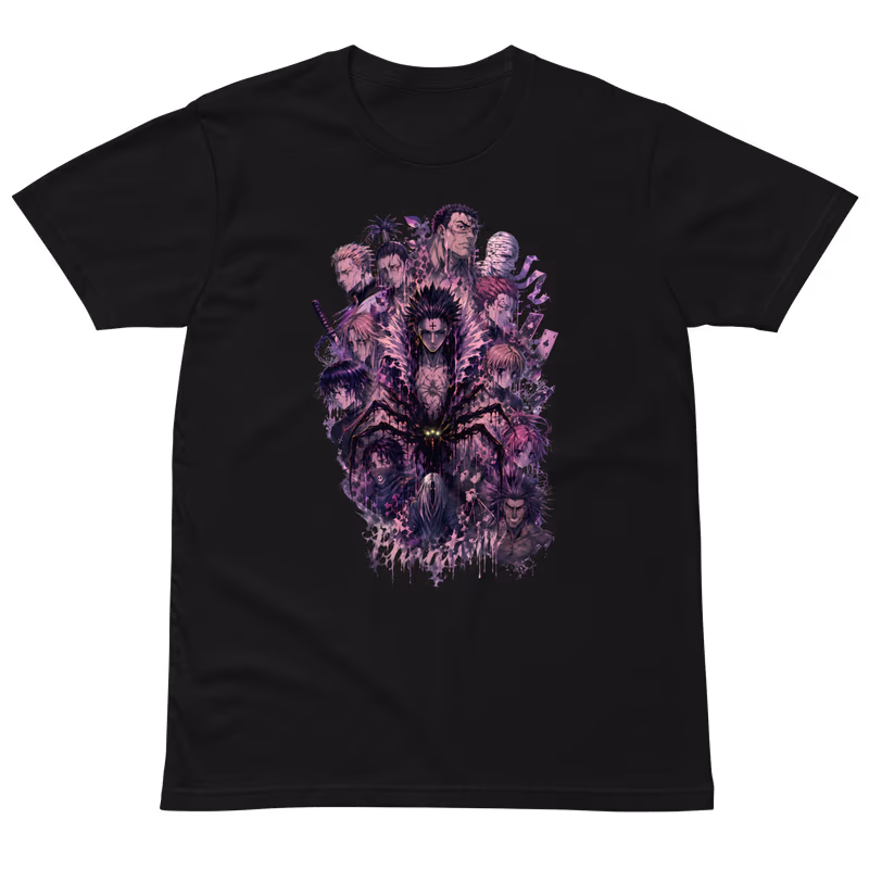 Phantom Troupe Hunter x Hunter Graphic T-Shirt, Black, view