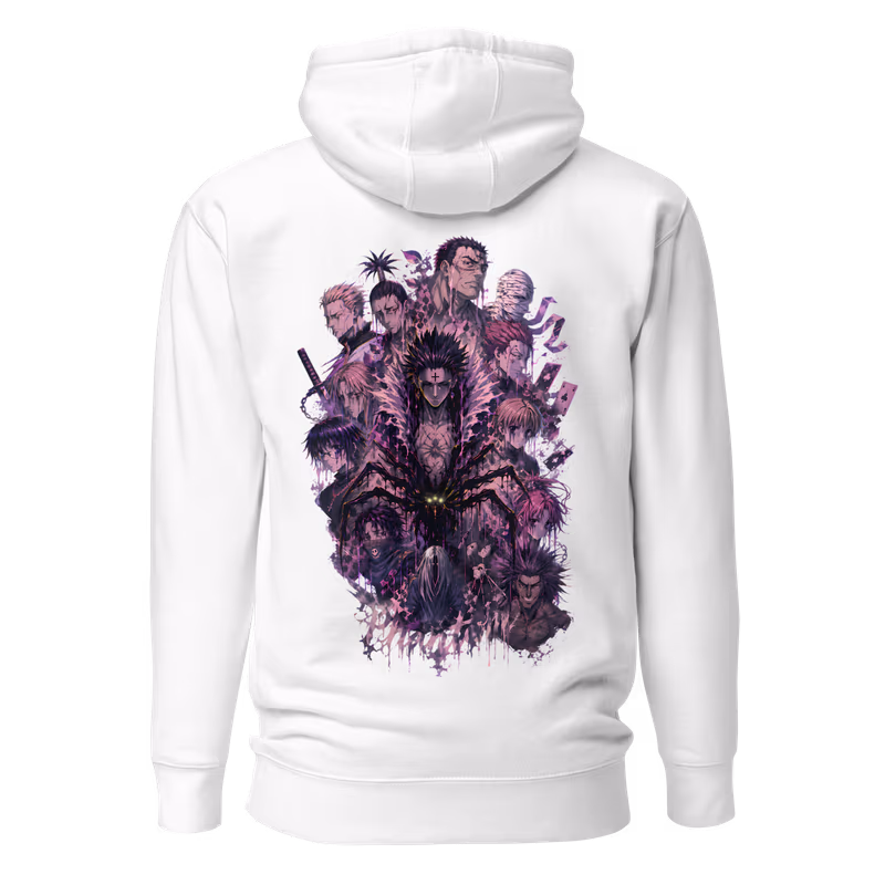 Phantom Troupe Hunter x Hunter Graphic Hoodie, Black, view 4