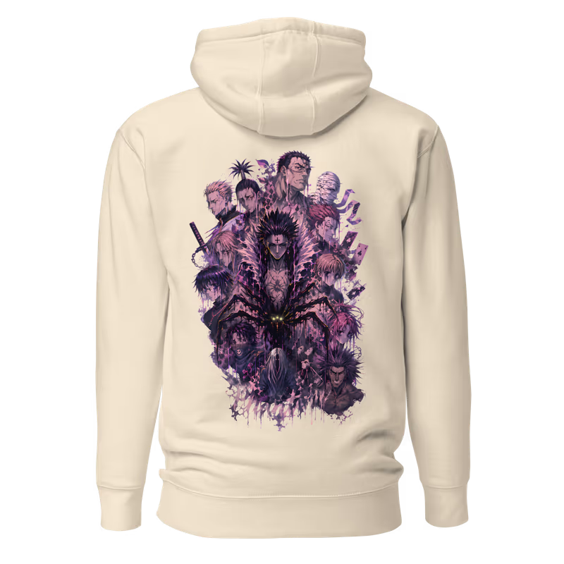 Phantom Troupe Hunter x Hunter Graphic Hoodie, Black, view 5