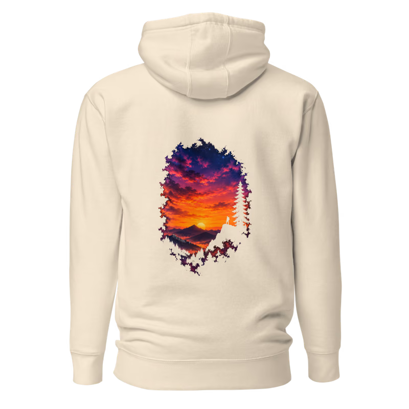 Dusk Ridge Hoodie, Bone, back