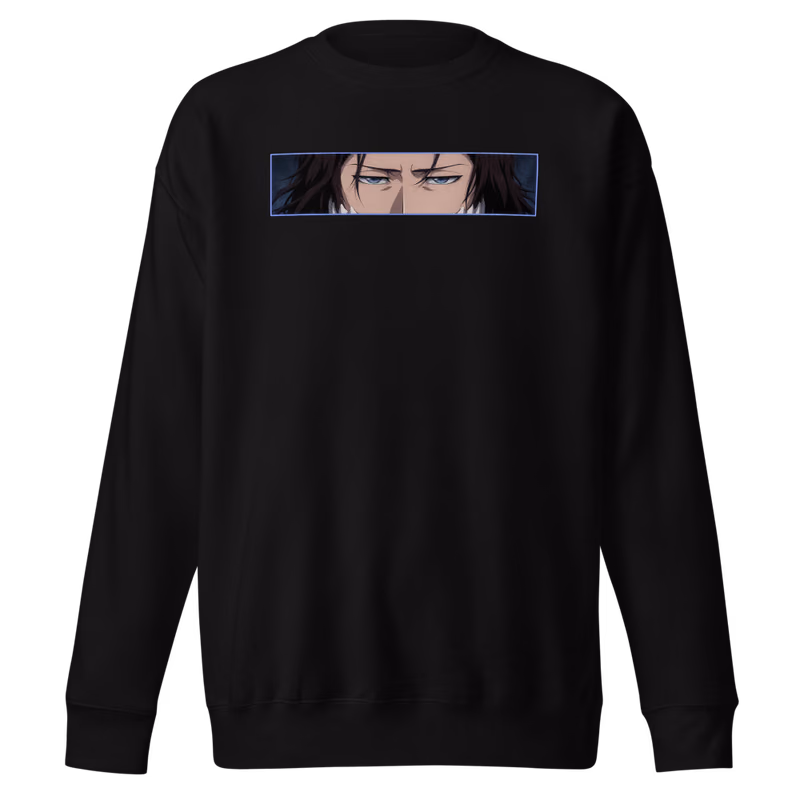 Coyote Starrk Espada Primera Sweatshirt, Black, face front + resurreccion back, front