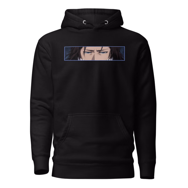 Coyote Starrk Espada Primera Hoodie, Black, face front + resurreccion back, front