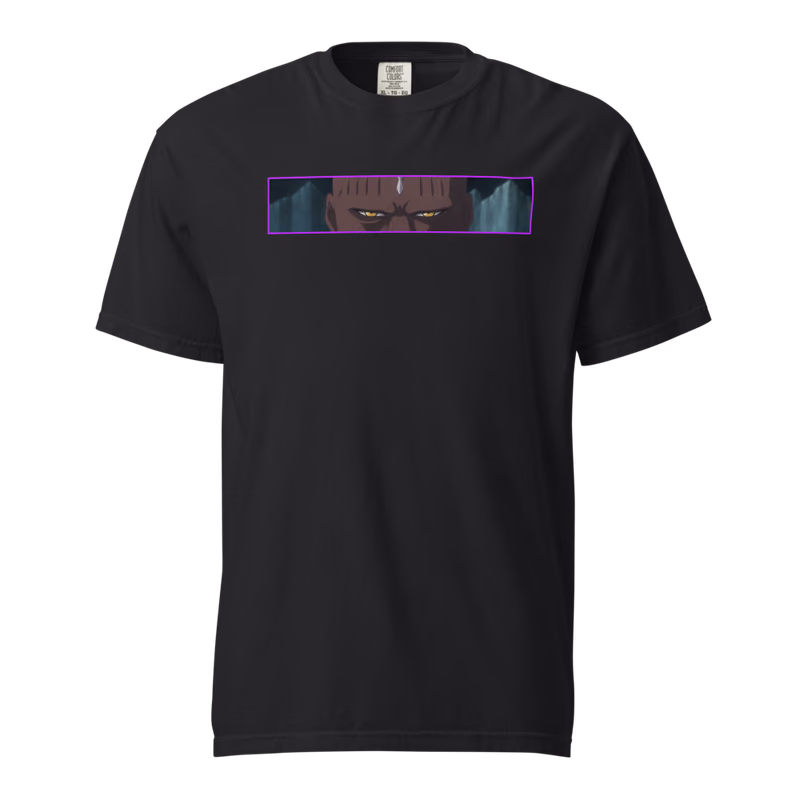 Zommari Rureaux Espada Septima Tee, Black, face front + resurreccion back, front