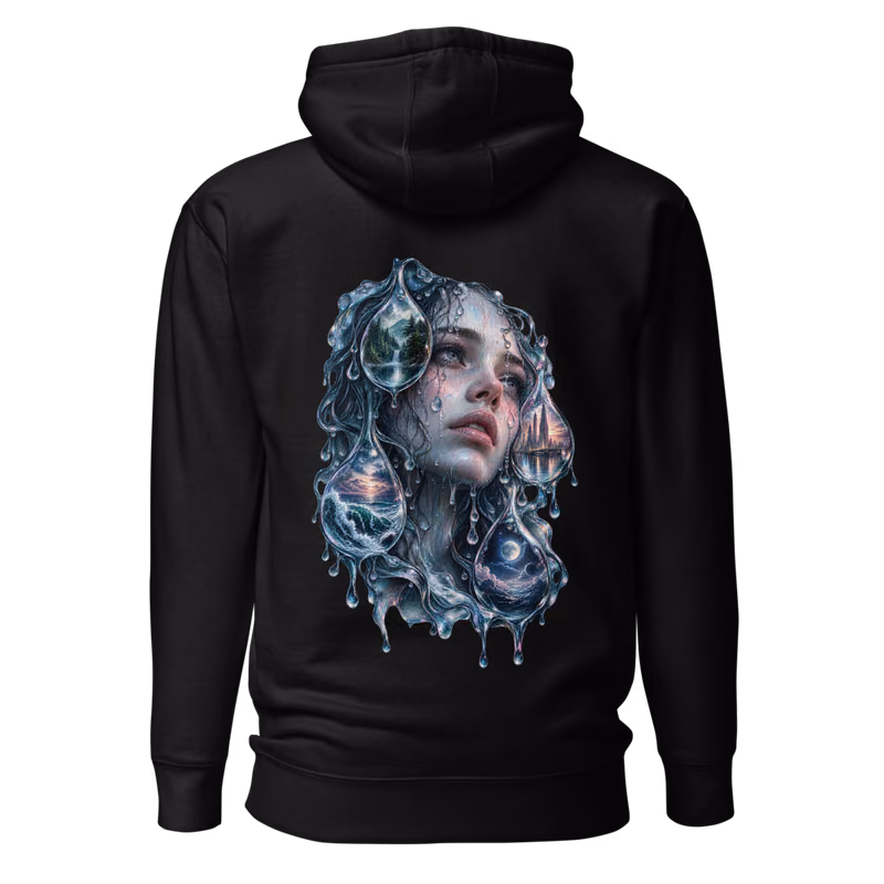Glass Rain, Black, back